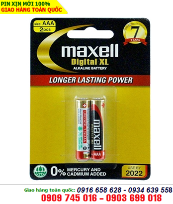 Maxell LR03(XL) 2B; Pin AA 1.5v Alkaline Maxell LR03(XL) 2B (Made in Indonesia)